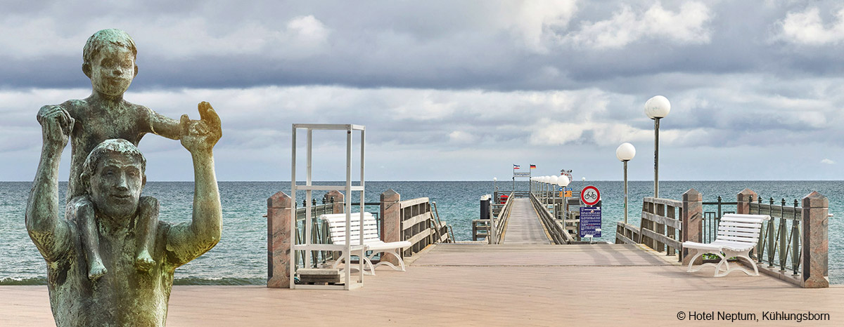 Seebrücke in Kühlungsborn. Bildrechte Hotel Neptun