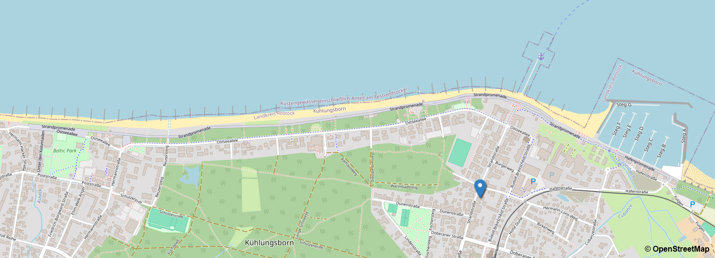 © OpenStreetMap: Karte Kuehlungsborn