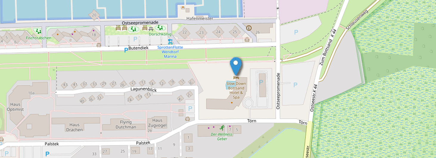 © OpenStreetMap: Karte Marina Wendtorf