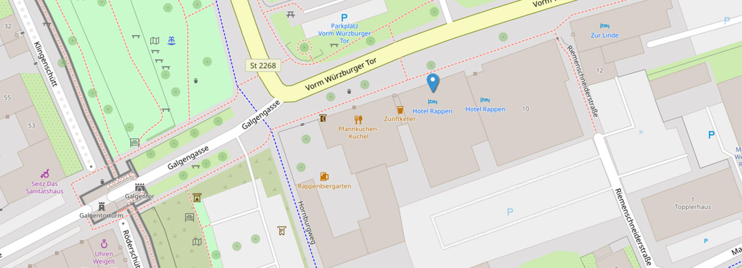 © OpenStreetMap: Karte Rothenburg ob der Tauber