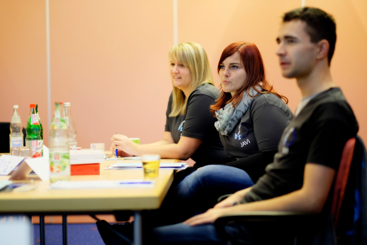 Teilnehmerinnen eines br-spezial Seminars